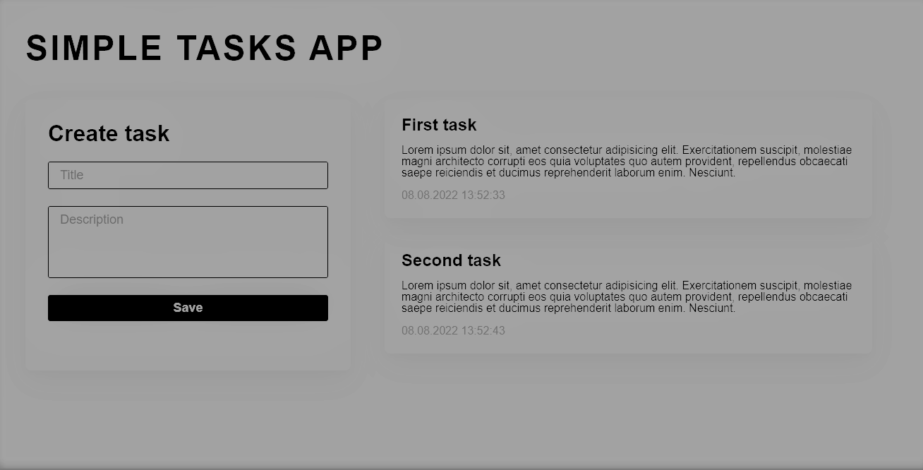 Simple Task App